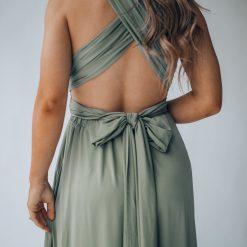 Southern Alternative Directions Multi Wrap Maxi Dress (Olive) Dresses 4 Southern Alternative Directions Multi Wrap Maxi Dress (Olive) Dresses