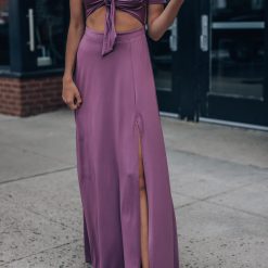 Southern Alternative Dresses Wanderer Maxi Dress (Dark Mauve)