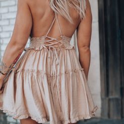 Southern Alternative Falling For You Ruffled Mini Dress