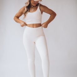 Southern Alternative Run My Way Leopard Sports Bra (Natural) Bralettes / Intimates