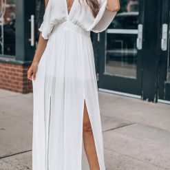 Southern Alternative Sonya Cold Shoulder Maxi Dress (Ivory) Dresses 5 Southern Alternative Sonya Cold Shoulder Maxi Dress (Ivory) Dresses