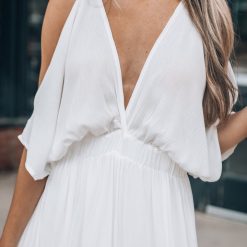 Southern Alternative Sonya Cold Shoulder Maxi Dress (Ivory) Dresses 7 Southern Alternative Sonya Cold Shoulder Maxi Dress (Ivory) Dresses