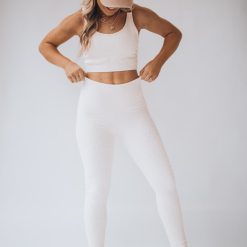 Southern Alternative Run My Way Leopard Sports Bra (Natural) Bralettes / Intimates