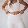 Southern Alternative Run My Way Leopard Sports Bra (Natural) Bralettes / Intimates