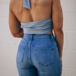 Southern Alternative Clothing Marina Halter Top (Ocean)