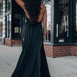 Southern Alternative Dresses Rhythm Romper Maxi Dress (Black)