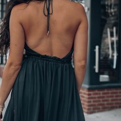 Southern Alternative Dresses Rhythm Romper Maxi Dress (Black)