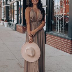 Southern Alternative Rhythm Romper Maxi Dress (Mocha) 3 Southern Alternative Rhythm Romper Maxi Dress (Mocha)