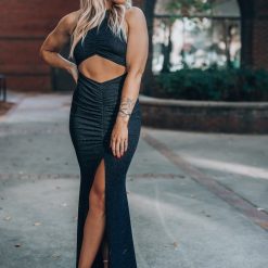 Southern Alternative Clothing Middleton Glitter Maxi Dress