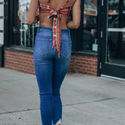 Southern Alternative Warm Nights Satin Scarf Top