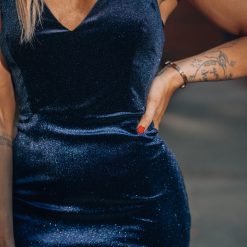Southern Alternative Own The Night Velvet Maxi Dress (Navy) Clothing 6 Southern Alternative Own The Night Velvet Maxi Dress (Navy) Clothing
