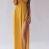 Southern Alternative Rome Lace Maxi Dress (Mustard) Dresses