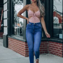 Southern Alternative Bodysuits Blushing Cut Out Bodysuit
