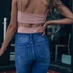 Southern Alternative Bodysuits Blushing Cut Out Bodysuit