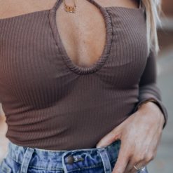 Southern Alternative Breezy Long Sleeve Halter Bodysuit 2 Southern Alternative Breezy Long Sleeve Halter Bodysuit