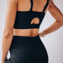 Southern Alternative Bralettes / Intimates Run My Way Leopard Sports Bra (Black) 7 Southern Alternative Bralettes / Intimates Run My Way Leopard Sports Bra (Black)