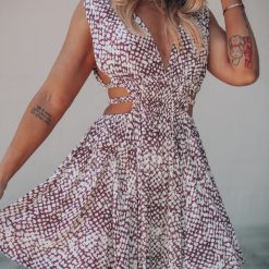 Southern Alternative Clothing Aphrodite Mini Dress (Wine)