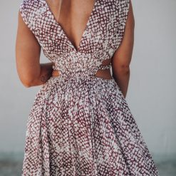 Southern Alternative Clothing Aphrodite Mini Dress (Wine)