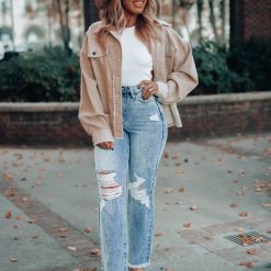 Southern Alternative Out West Corduroy Button Up