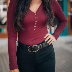 Southern Alternative Cool Horizons Bodysuit (Wine)