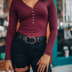 Southern Alternative Cool Horizons Bodysuit (Wine)