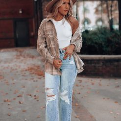 Southern Alternative Meet Me There Plaid Shacket 10 Southern Alternative Meet Me There Plaid Shacket