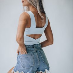 Southern Alternative Wait A Minute Denim Shorts (Medium Wash)