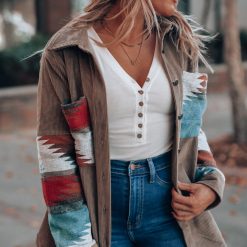 Southern Alternative Emilia Aztec Shacket Clothing