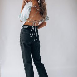 Southern Alternative Vibe Check Boyfriend Jeans (Black) 4 Southern Alternative Vibe Check Boyfriend Jeans (Black)