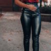 Southern Alternative Good Time Faux Leather Jeans