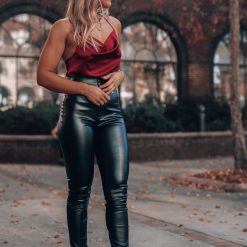 Southern Alternative Good Time Faux Leather Jeans 3 Southern Alternative Good Time Faux Leather Jeans