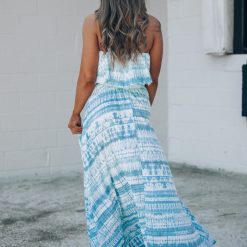 Southern Alternative Clothing California Coast Tie Dye Maxi Dress