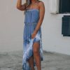 Southern Alternative Greer Tie Dye Midi Dress Clothing