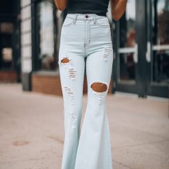 Southern Alternative Denim Rodeo Distressed Bell Bottoms (Light Wash) 10 Southern Alternative Denim Rodeo Distressed Bell Bottoms (Light Wash)