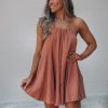 Southern Alternative Twirling Around Mini Dress (Dusty Rose)