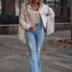 Southern Alternative Into The World Fringe Denim Jacket