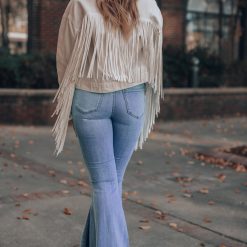 Southern Alternative Into The World Fringe Denim Jacket