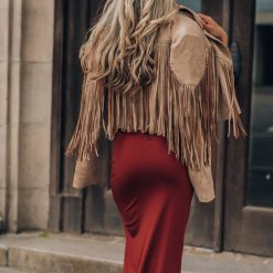 Southern Alternative Solange Ruched Dress (Rust) Dresses