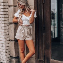 Southern Alternative Crop Tops Flirt With You Blouse (Ivory) 3 Southern Alternative Crop Tops Flirt With You Blouse (Ivory)