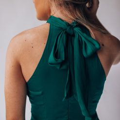 Southern Alternative Dresses Under The Stars Halter Mini Dress (Forest Green) 6 Southern Alternative Dresses Under The Stars Halter Mini Dress (Forest Green)