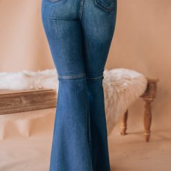 Southern Alternative Soho Distressed Flare Jeans(Medium Stone) 8 Southern Alternative Soho Distressed Flare Jeans(Medium Stone)