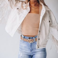 Southern Alternative Into The World Fringe Denim Jacket