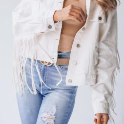 Southern Alternative Into The World Fringe Denim Jacket