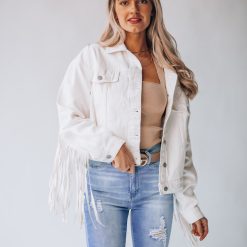 Southern Alternative Into The World Fringe Denim Jacket