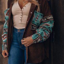 Southern Alternative Kayla Aztec Jacket Clothing