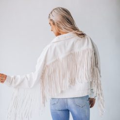 Southern Alternative Into The World Fringe Denim Jacket