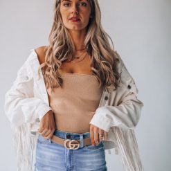 Southern Alternative Into The World Fringe Denim Jacket