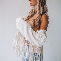 Southern Alternative Into The World Fringe Denim Jacket