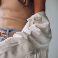 Southern Alternative Into The World Fringe Denim Jacket