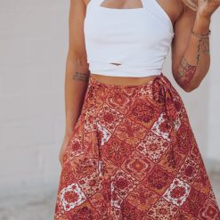 Southern Alternative Blouses + Tops Durham Cross Tank (Ivory)